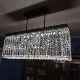 Ovis Crystal Chandelier Luxurious Modern  Elegant Teardrop LED Pendant