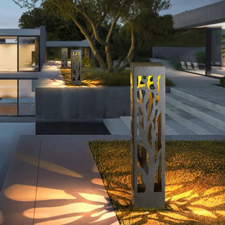 NeonSage Outdoor Solar Lights Modern  Opulent Multi-Tier Crystal Chandelier