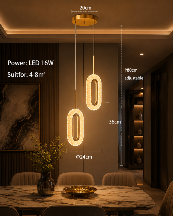 Zynella Modern LED Bedside & Corridor Pendant Light