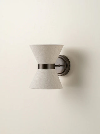 Wabi Sabi Fabric Shade Stylish Modern  Luxury Gold Frame Light Fitting