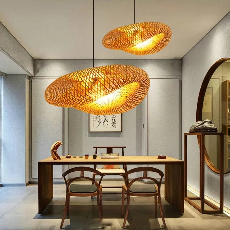 Zynella Bamboo Weaving Lamp