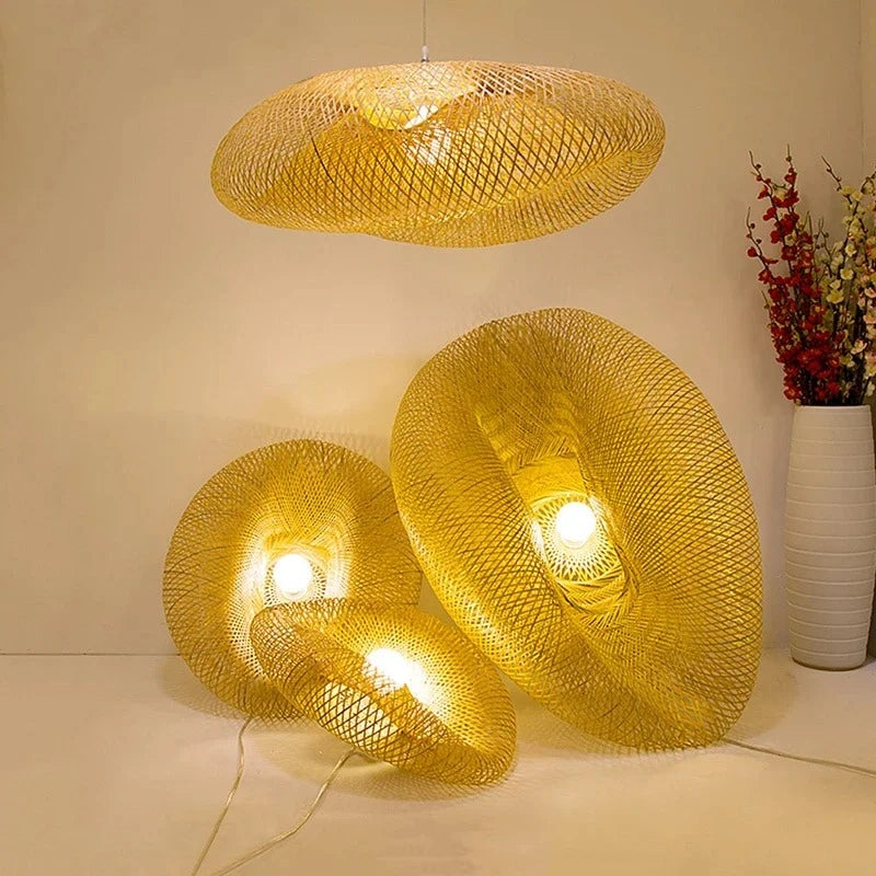 Zynella Bamboo Weaving Lamp