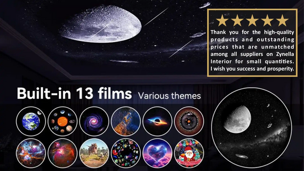 Zynella Cosmos: 13-in-1 Ultra-HD Real Planetarium Projector