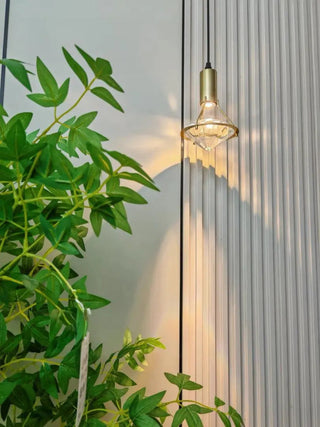 The Modern Crystal Pendant Refined Modern  Sculptural Spiral LED Fixture
