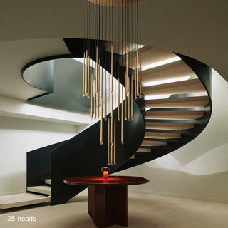 Jules Modern Pendant Modern  Contemporary Crystal Statement Fixture