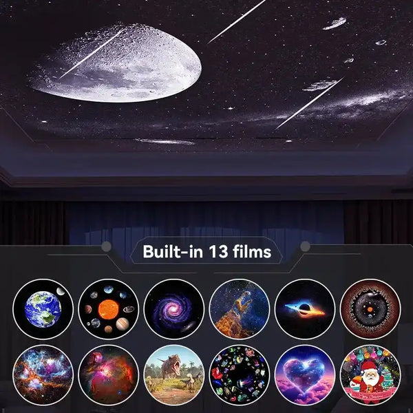 Zynella Cosmos: 13-in-1 Ultra-HD Real Planetarium Projector