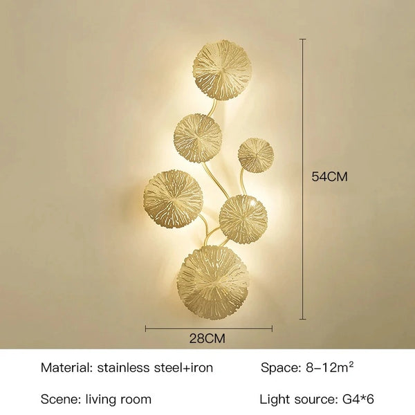 Zynella Leaf Modern Wall Lamp