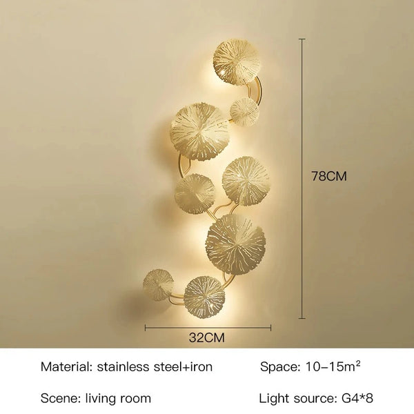 Zynella Leaf Modern Wall Lamp