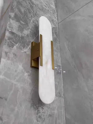Royal Marble Wall Lamp Opulent Modern  Art Deco Inspired Illumination