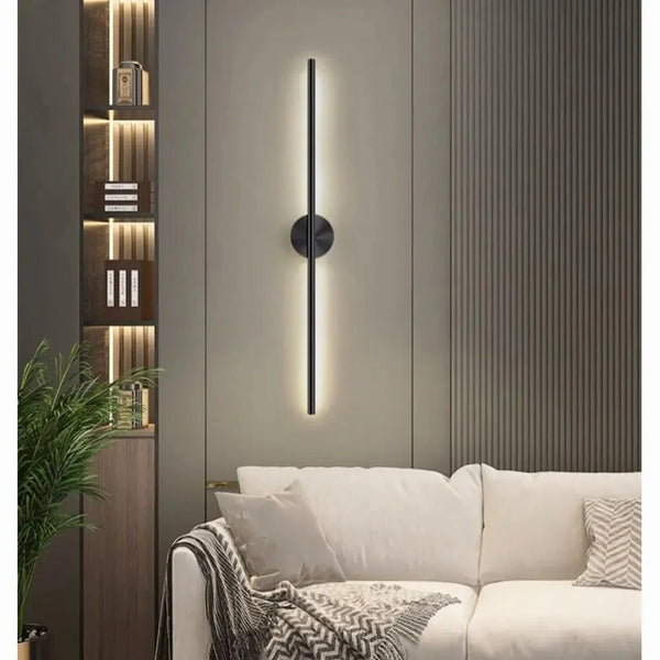 Zynella Black Tube Wall Lamp