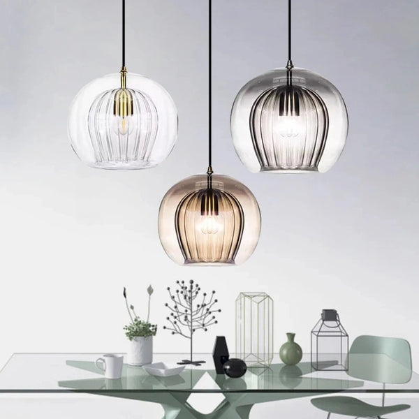 Mizan Glass Modern Pendant Modern
