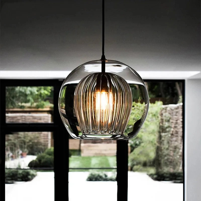 Mizan Glass Modern Pendant Modern