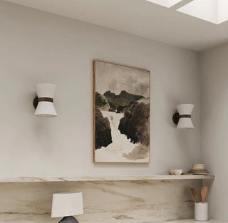Wabi Sabi Fabric Shade Stylish Modern  Luxury Gold Frame Light Fitting