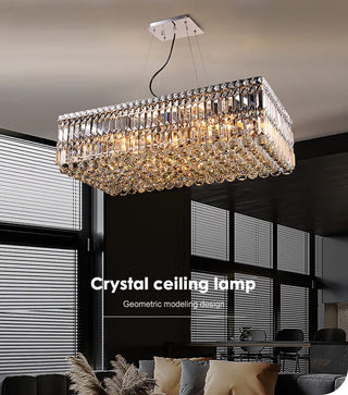 Jade Crystal Chandeliers Modern  Contemporary Crystal Statement Fixture