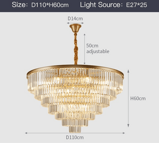 Quantum Ring Chandelier Opulent Modern  Ornate Antique Finish Fixture