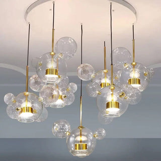 Jane Bubble Glass Pendants Modern  Elegant Teardrop LED Pendant