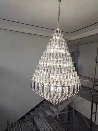 Ariana Chandelier Modern  Opulent Multi-Tier Crystal Chandelier