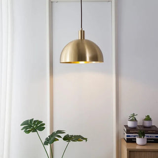 Zynella Brass Pendant Light Modern  Elegant Teardrop LED Pendant