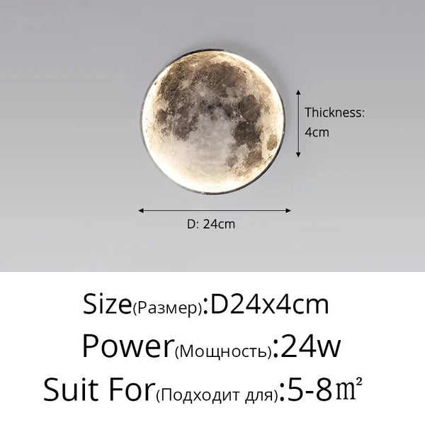 Full Moon Wall Lamp