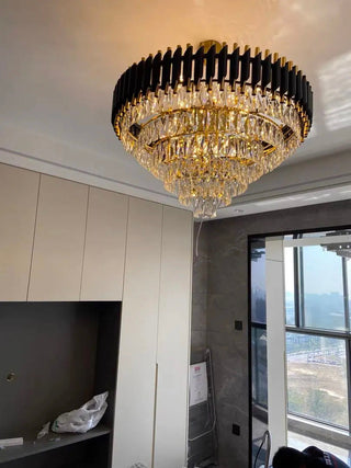 Leonardo Chandelier Collection Modern  Luxury Gold Frame Light Fitting
