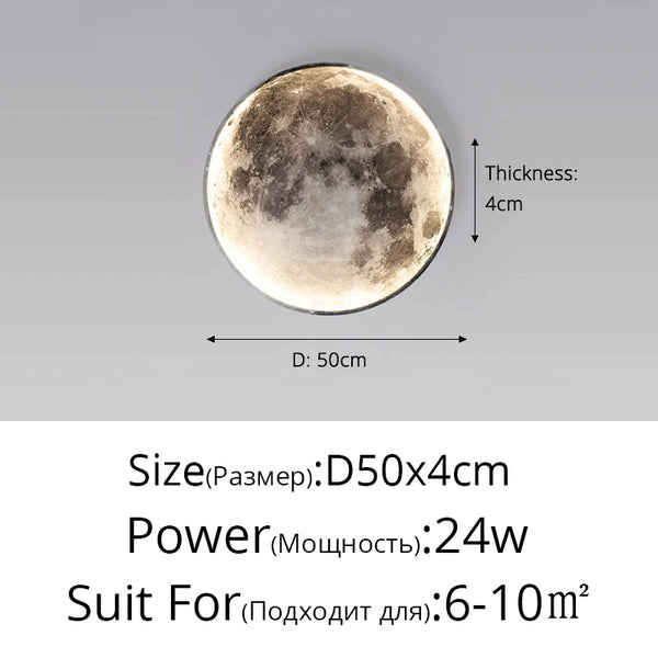 Full Moon Wall Lamp