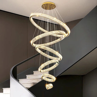Royal Benedict Crystal Ring Chandelier Opulent Modern  Luxury Gold Frame Light Fitting
