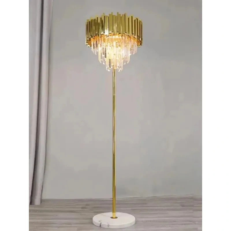 Ivy Crystal Floor & Table Lamp