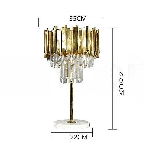 Ivy Crystal Floor & Table Lamp