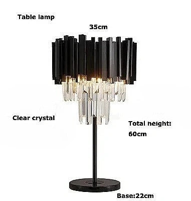 Ivy Crystal Floor & Table Lamp