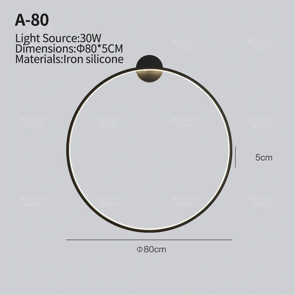 New Eclipse Round Elegant Wall Lamp