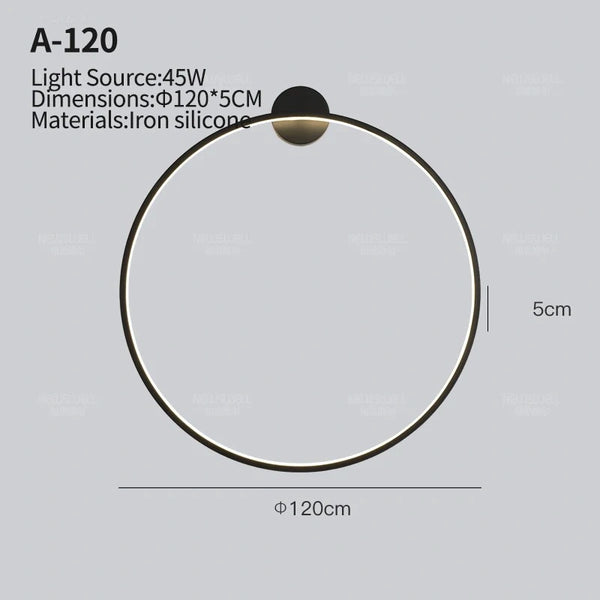 New Eclipse Round Elegant Wall Lamp