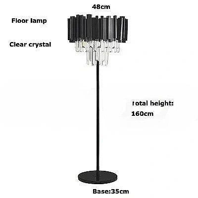 Ivy Crystal Floor & Table Lamp