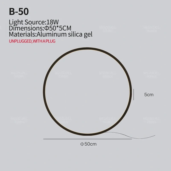 New Eclipse Round Elegant Wall Lamp