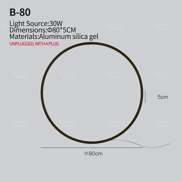 New Eclipse Round Elegant Wall Lamp