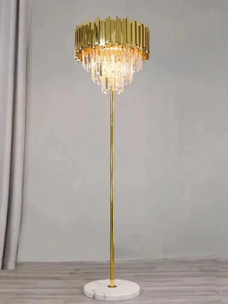 Ivy Crystal Floor & Table Lamp
