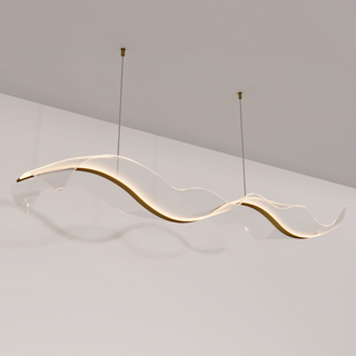 Fiora Chandelier Modern  Scandinavian Wooden Accent Light
