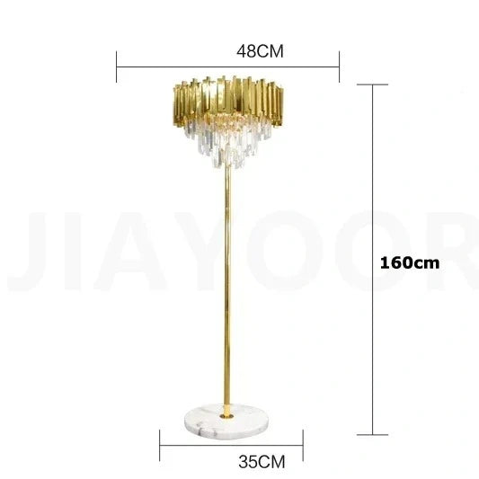 Ivy Crystal Floor & Table Lamp