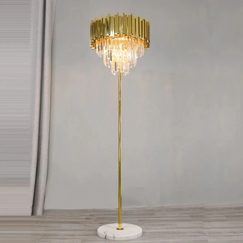 Ivy Crystal Floor & Table Lamp