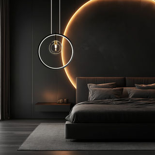 Glass Globe Pendants Modern  Sleek Linear Suspension Light