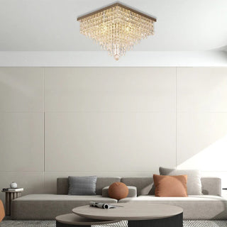 Emerton Square Chandelier Modern  Luxury Marble Base Table Lamp