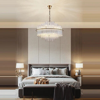 Luna Collection Modern  Classic Drum Shade Ceiling Light