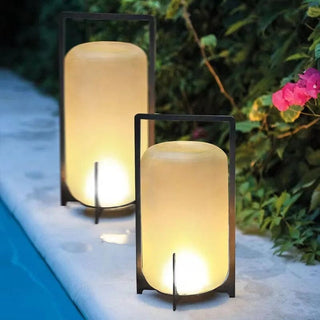 Modern Terrace Garden Outdoor Lights Modern  Rustic Industrial Hanging Lamp