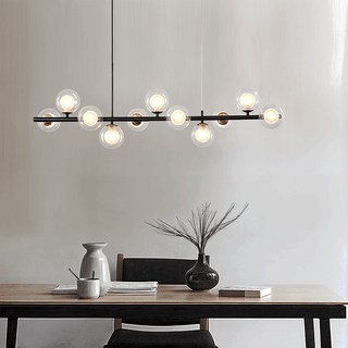 Customisable Visage chandelier Modern  Sleek Linear Suspension Light