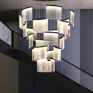 Aurelia Chandelier Modern  Ornate Antique Finish Fixture