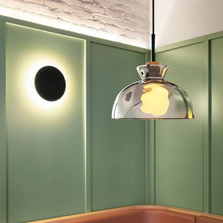 Nimbus Glass Pendant Light Modern  Luxury Gold Frame Light Fitting
