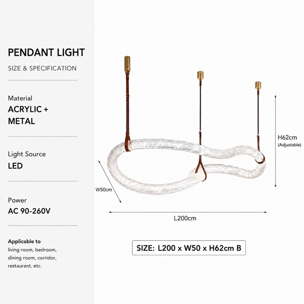 Zynella Alabaster Marble Pendant Chandelier