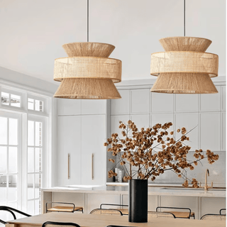 Zynella Hemp Rope Chandelier Modern  Luxury Gold Frame Light Fitting