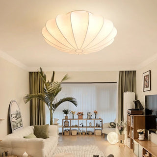 Zen Glow Silk Ceiling Light Chic Modern  Timeless Lantern Style Wall Lamp