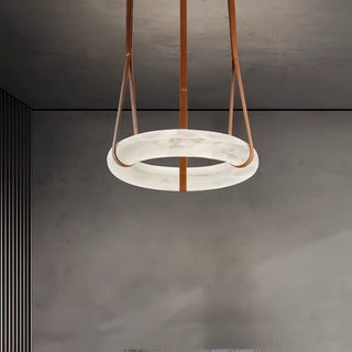 Wexford  Marble Ring Chandelier Premium Modern  Ultra Slim LED Panel Lighting