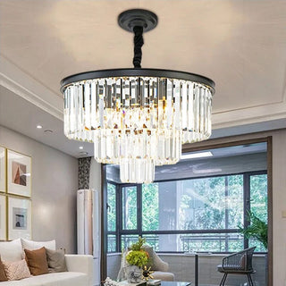 Quantum Ring Chandelier Opulent Modern  Ornate Antique Finish Fixture